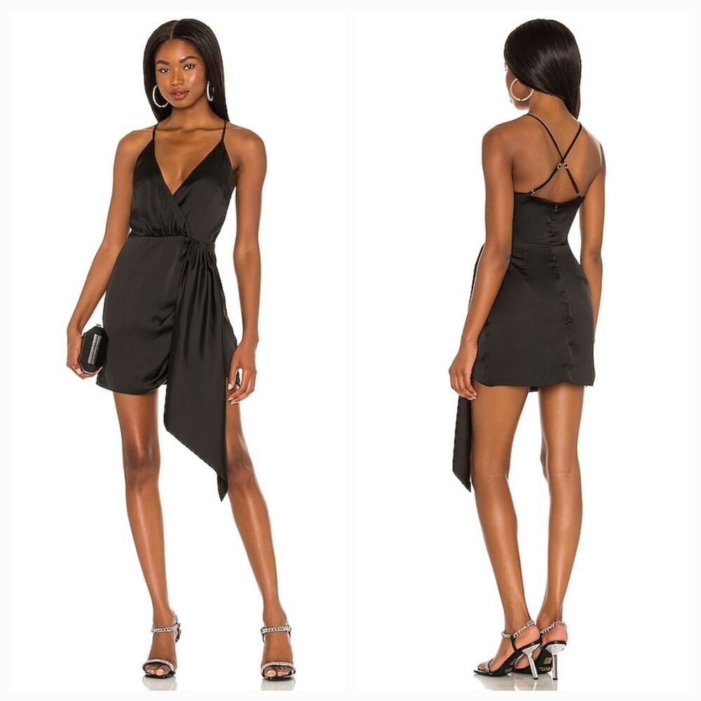 Lovers and Friends Kamala Mini Dress in Black XS